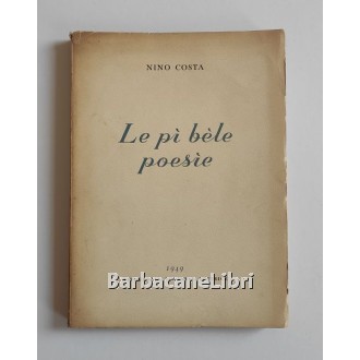 Costa Nino, Le pi bele poesie, Tipografia Torinese Editrice, 1949