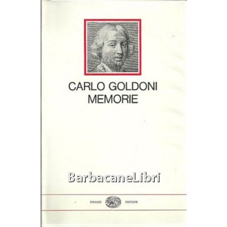 Goldoni Carlo, Memorie, Einaudi, 1967