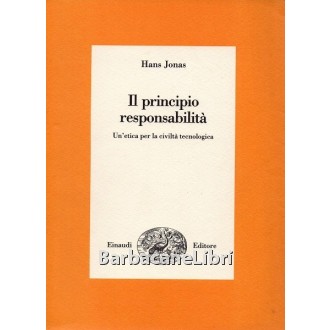 Jonas Hans, Il principio responsabilità, Einaudi, 1991