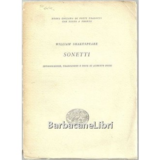 Shakespeare William, Sonetti, Einaudi, 1952