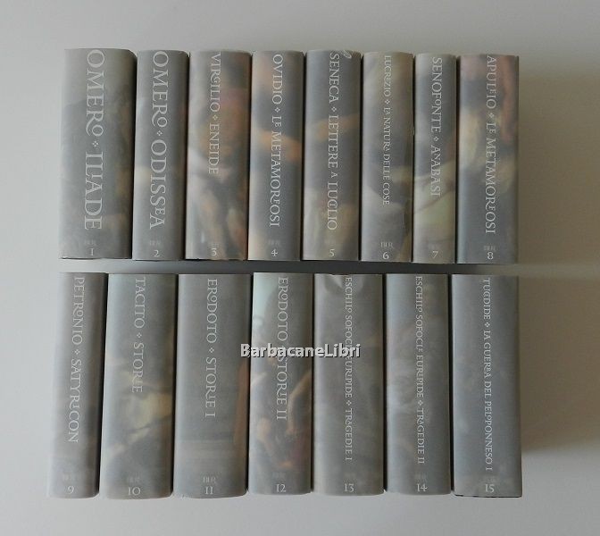 AA. VV., I grandi classici greci e latini (15 voll. in blocco), Rizzoli,  2008-2009