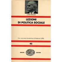 Einaudi Luigi, Lezioni di politica sociale, Einaudi, 1965