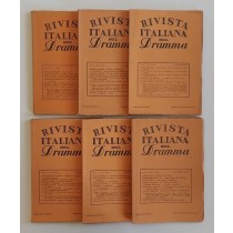 D'Amico Silvio (direttore responsabile), Rivista italiana del dramma (annata completa 1937), Arti Grafiche Aldo Chicca, 1937
