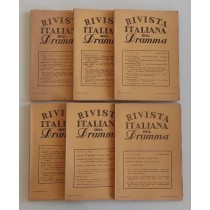 D'Amico Silvio (direttore), Rivista italiana del dramma (annata completa 1939), Istituto Grafico Tiberino, 1939