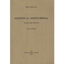 Rizzolatti Piera, Aggiunte al Nuovo Pirona. Vocabolario friulano. Zona di Clauzetto, Società Filologica Friulana, 1980