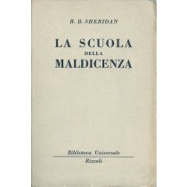 Sheridan Richard B., La scuola della maldicenza, Rizzoli