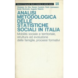 Analisi metodologica delle statistiche sociali in Italia, Edizioni di Comunità, 1973