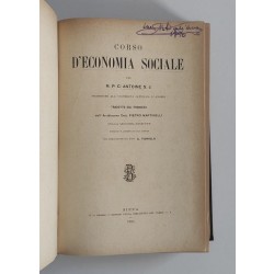 Antoine Charles, Corso d'economia sociale, Tipografia S. Bernardino, 1901