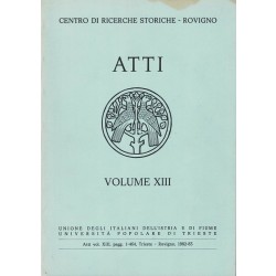 Atti del Centro Ricerche Storiche - Rovigno. Volume XIII, LINT, 1983