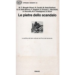 Le pietre dello scandalo. La politica dei beni culturali nel Friuli del terremoto, Einaudi, 1980