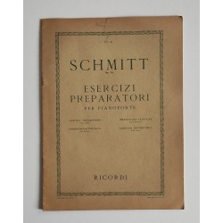 Schmitt A., Esercizi preparatori per pianoforte Op. 16, Ricordi, 1951