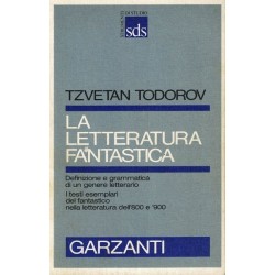 Todorov Tzvetan, La letteratura fantastica, Garzanti, 1983